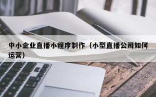 沅江中小企业直播小程序制作（小型直播公司如何运营）