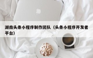 沅江湖南头条小程序制作团队（头条小程序开发者平台）